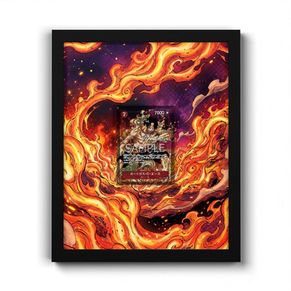 OP02-013 SR Portgas D. Ace - Extended Artwork One Piece Card Frame