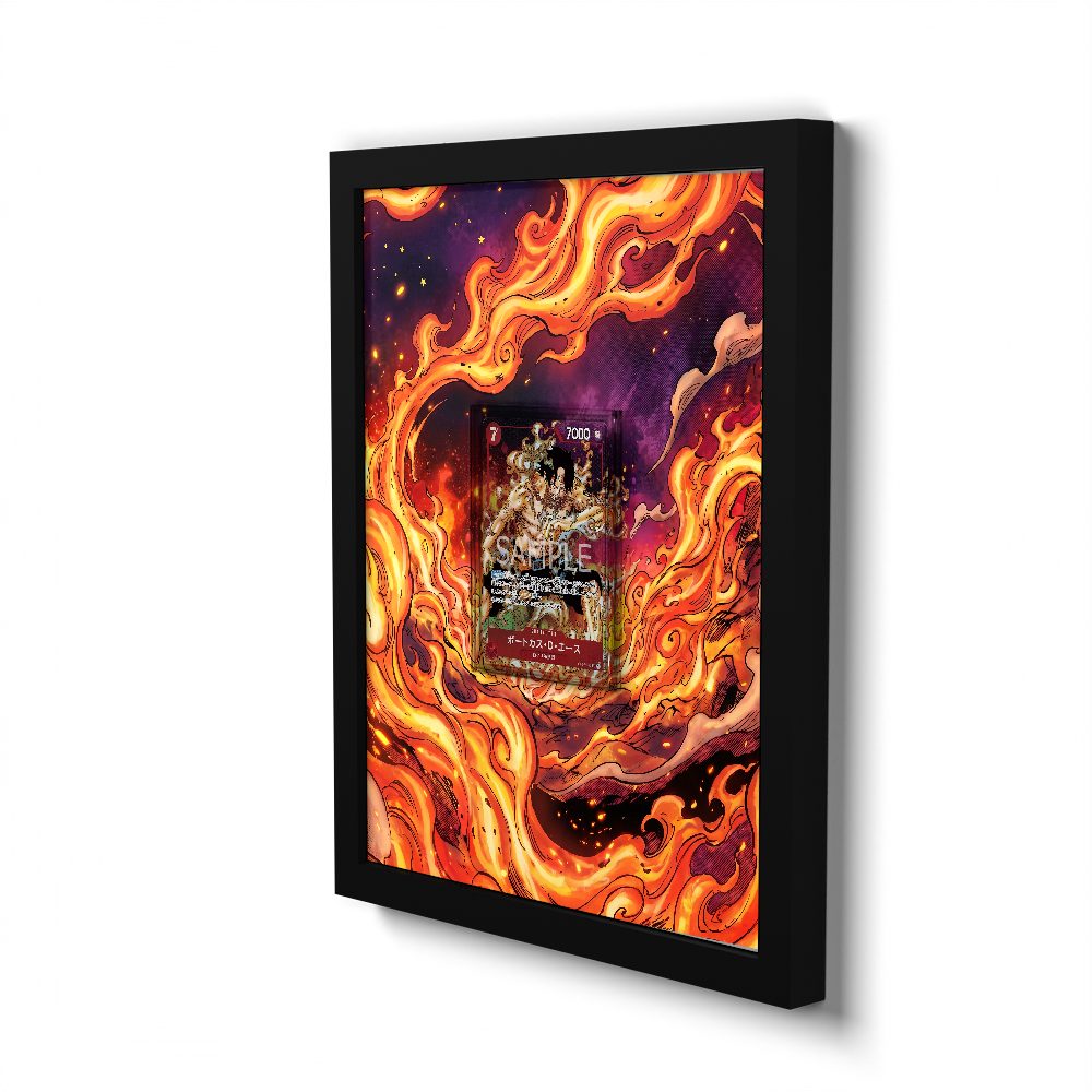 OP02-013 SR Portgas D. Ace - Extended Artwork One Piece Card Frame