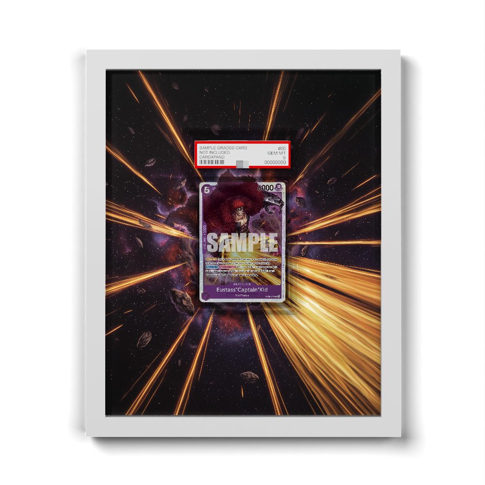OP05-074 SR V1 EustassCaptainKid - Extended Artwork One Piece Card Frame