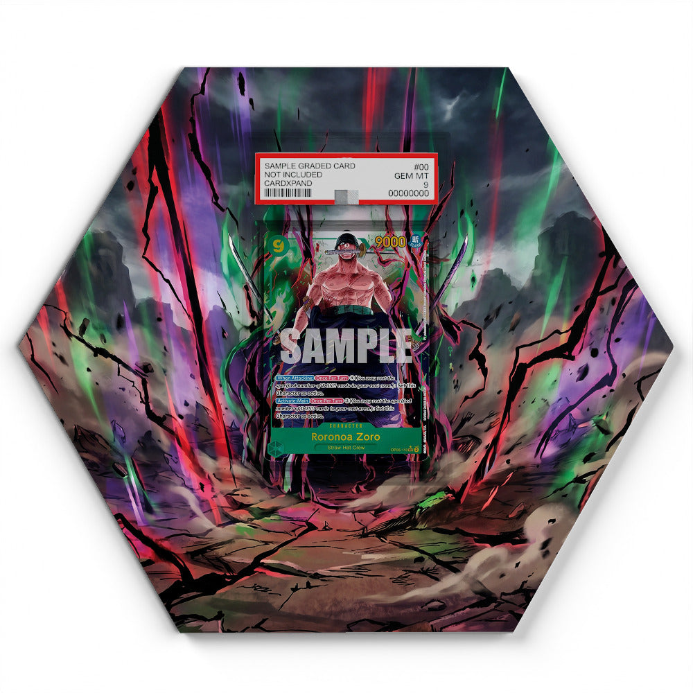 OP06-118 SEC Zoro - Extended Artwork One Piece Card Display