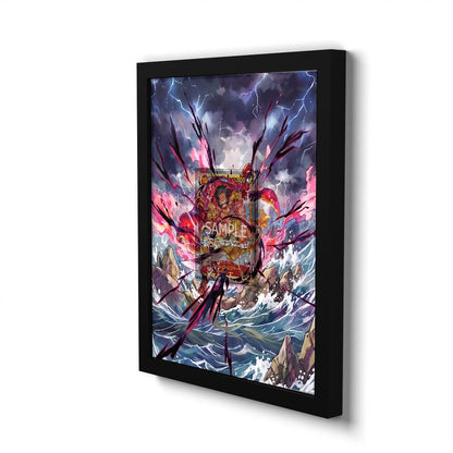 OP09-118 SEC Gol D. Roger - Extended Artwork One Piece Card Frame