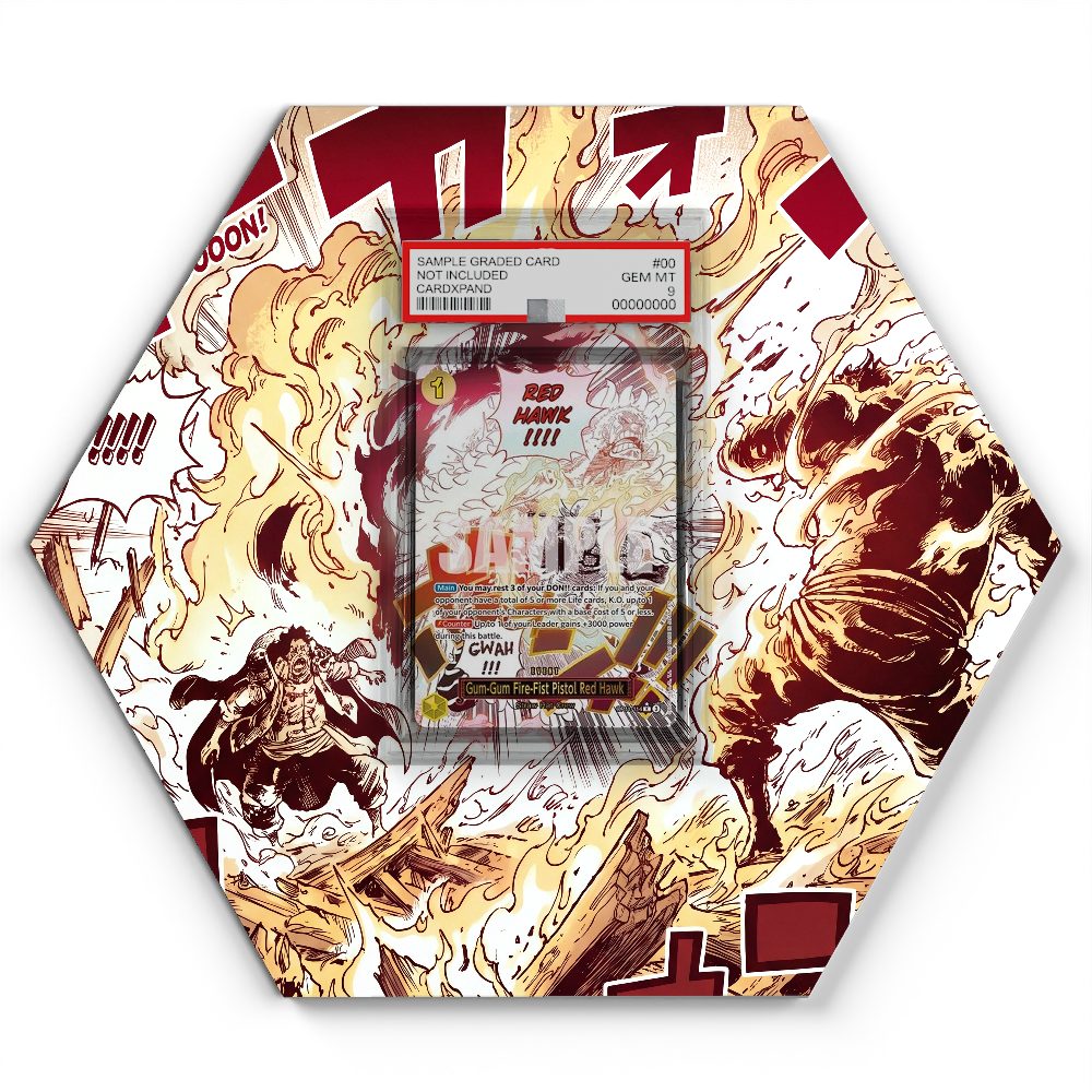 OP11-114 AA Gum-Gum Fire-Fist Pistol Red Hawk - Extended Artwork One Piece Card Display