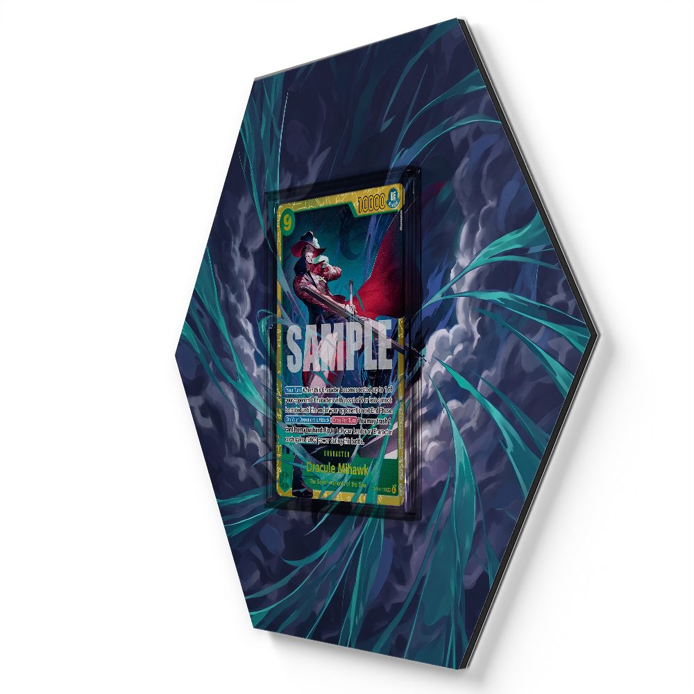 OP14-119 Dracule Mihawk (Manga) - The Azure Sea's Seven (OP14) - Extended Artwork One Piece Card Display