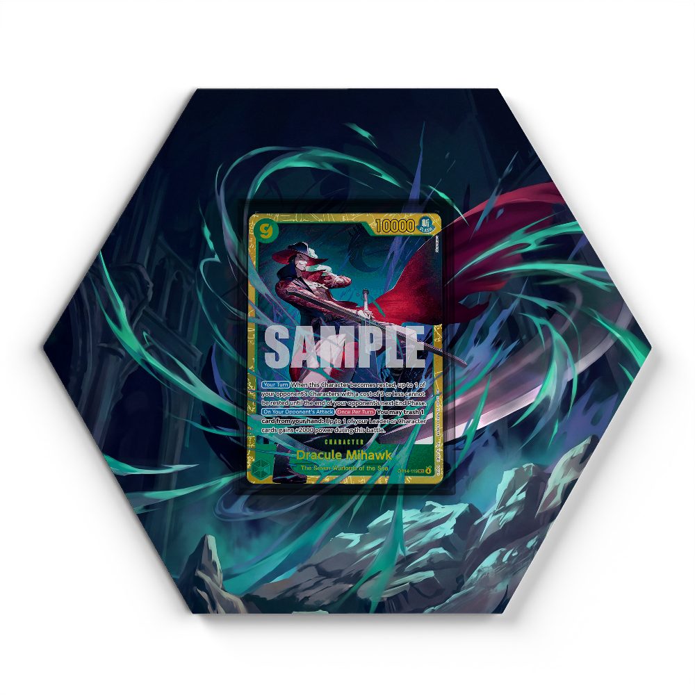OP14-119 SEC Dracule Mihawk - Extended Artwork One Piece Card Display