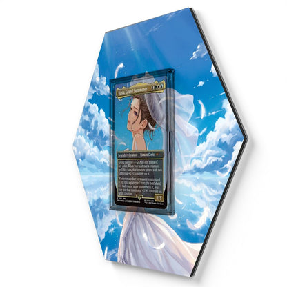 P 0001 FFX Yuna, Grand Summoner - Extended Artwork Magic Card Display
