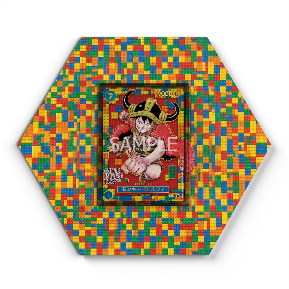 P-110 Monkey D. Luffy - Extended Artwork One Piece Card Display