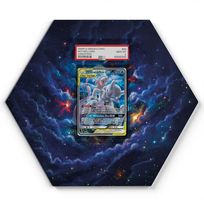SM191 Mewtwo & Mew GX - Extended Artwork Pokemon Card Display