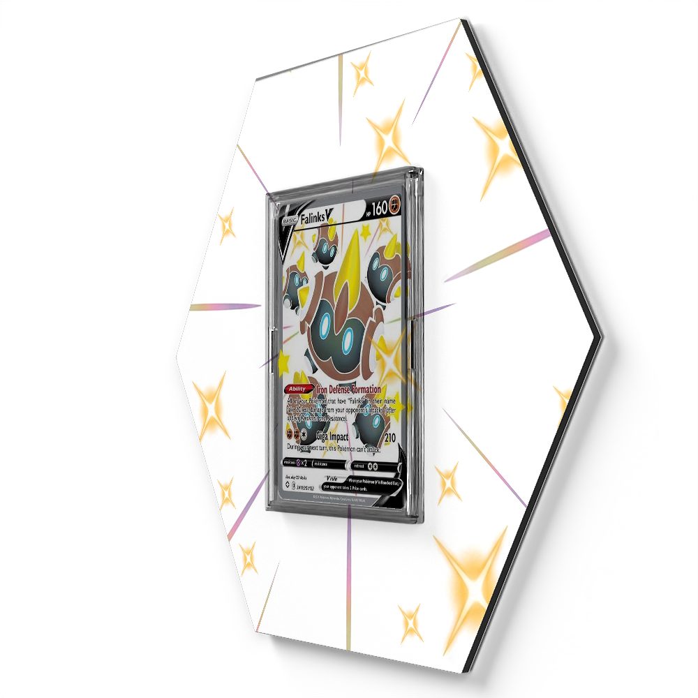 SV115/SV122 Shiny Falinks V - Extended Artwork Pokemon Card Display
