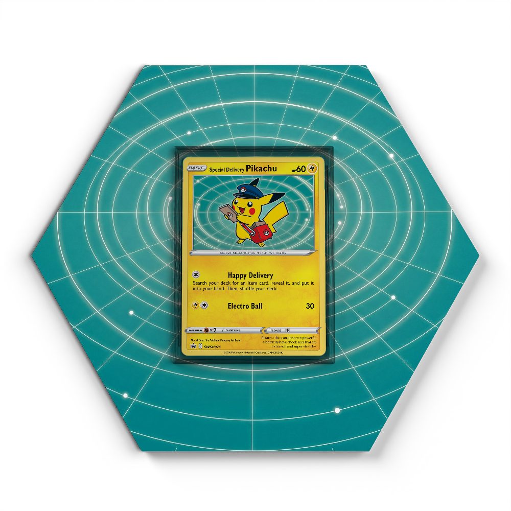 SWSH074 Special Delivery Pikachu - Extended Artwork Pokemon Card Display
