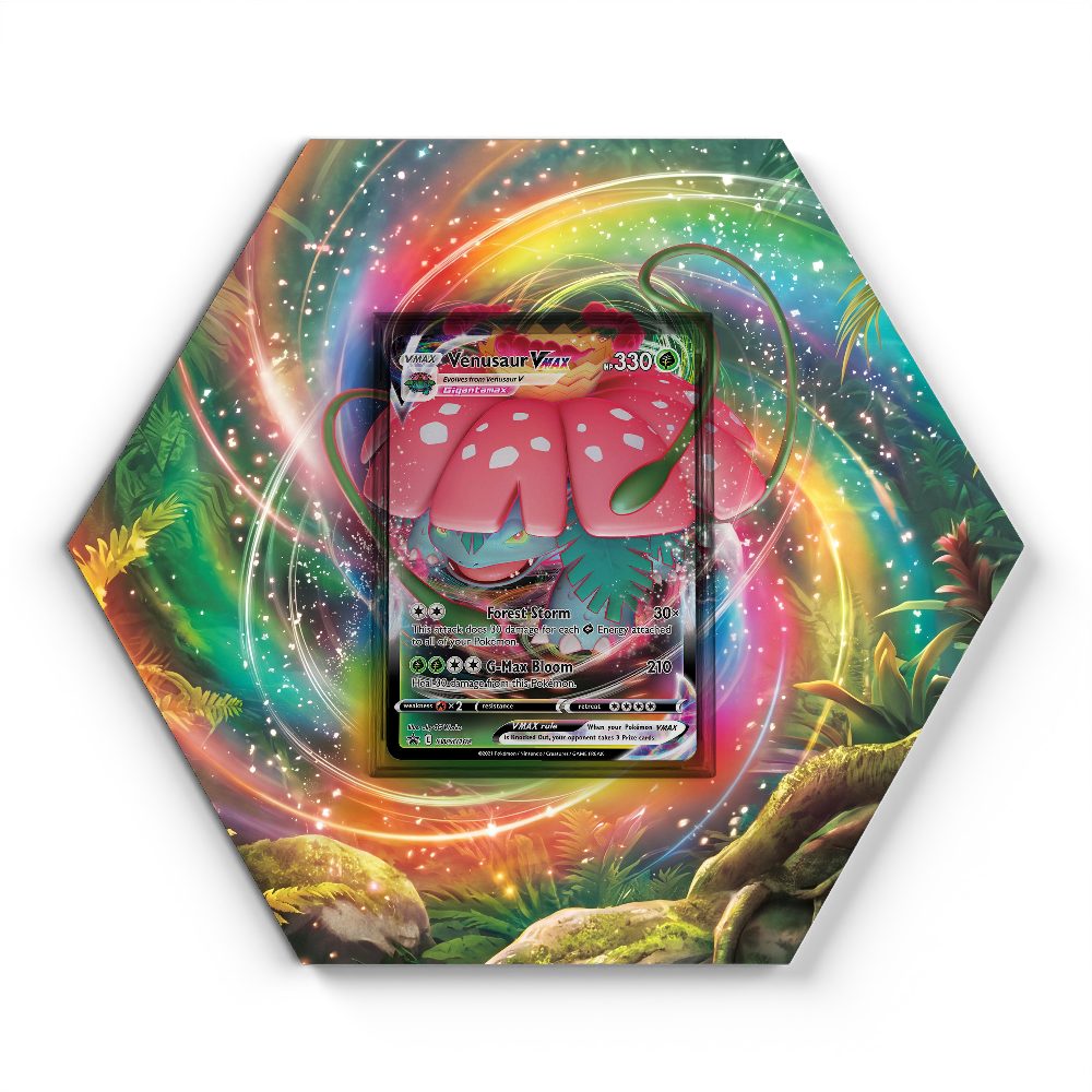 SWSH102 Venusaur VMAX - Extended Artwork Pokemon Card Display