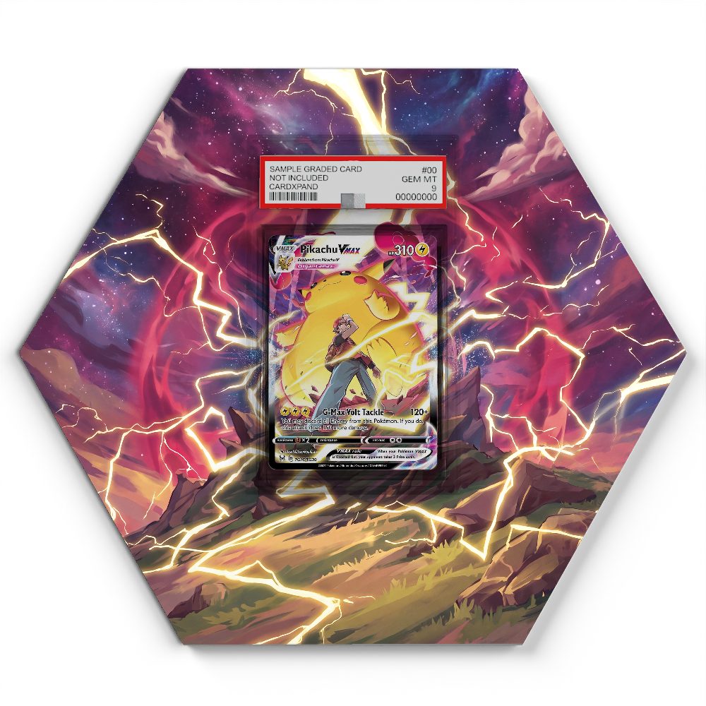 SWSH11 Pikachu VMAX - Extended Artwork Pokemon Card Display