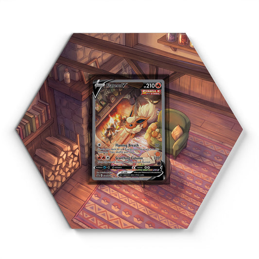 SWSH179 Flareon V - Extended Artwork Pokemon Card Display