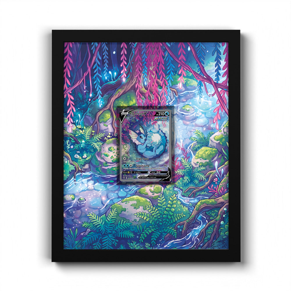 SWSH181 Vaporeon - Extended Artwork Pokemon Card Frame