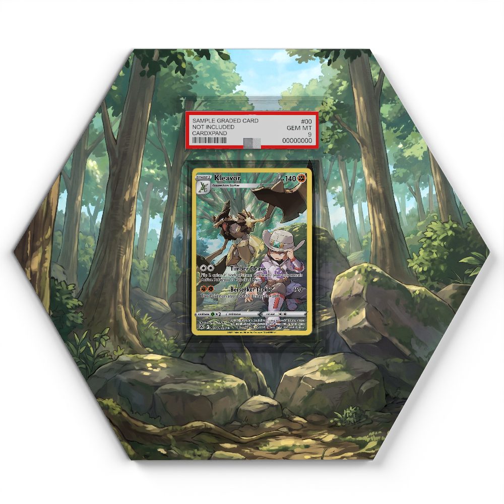 TG08/TG30 Kleavor - Extended Artwork Pokemon Card Display