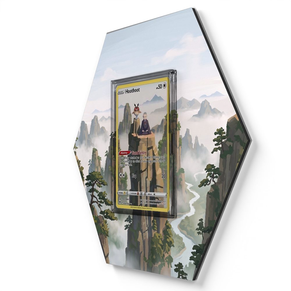 TG12 Hoothoot - Extended Artwork Pokemon Card Display