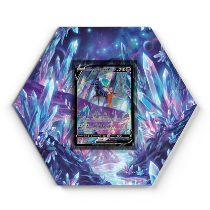 TG17/TG30 Shadow Rider Calyrex V - Extended Artwork Pokemon Card Display