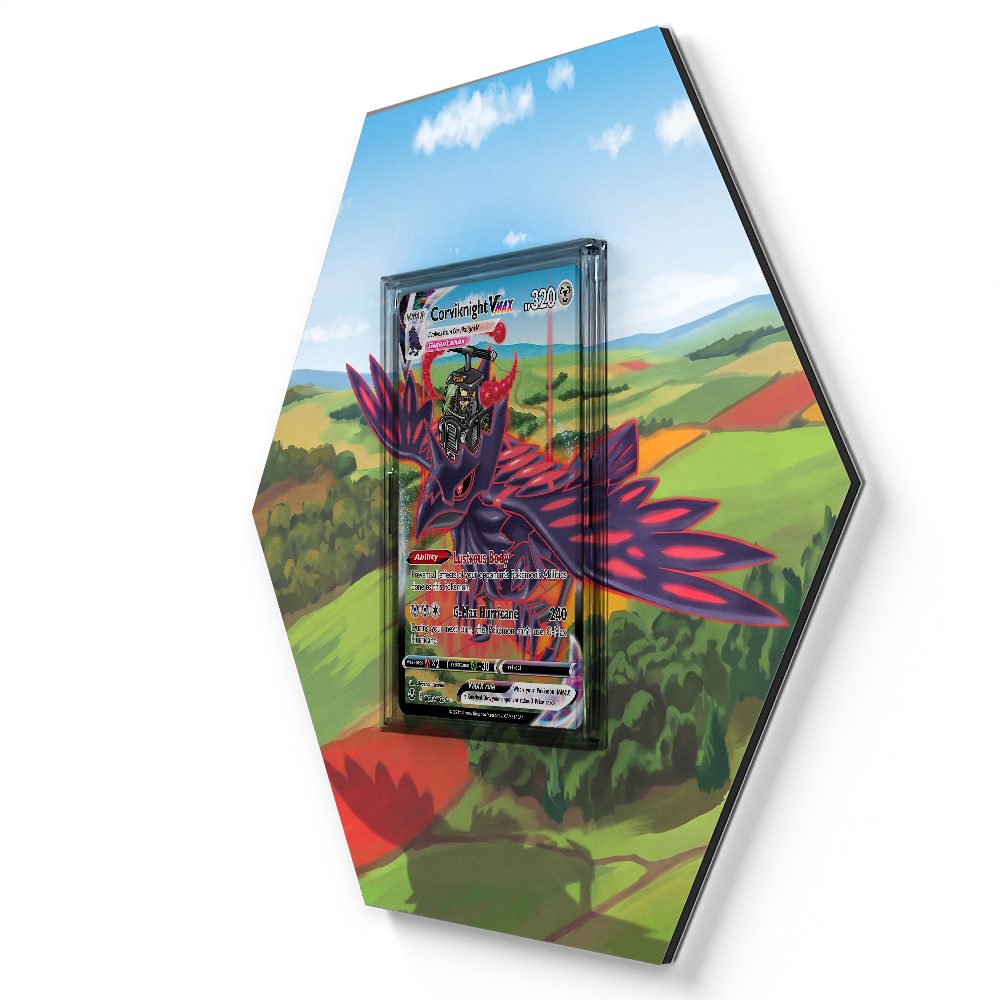 TG19/TG30 Corviknight VMAX - Extended Artwork Pokemon Card Display