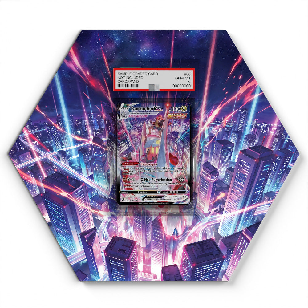 TG21/TG30 Duraludon VMAX - Extended Artwork Pokemon Card Display