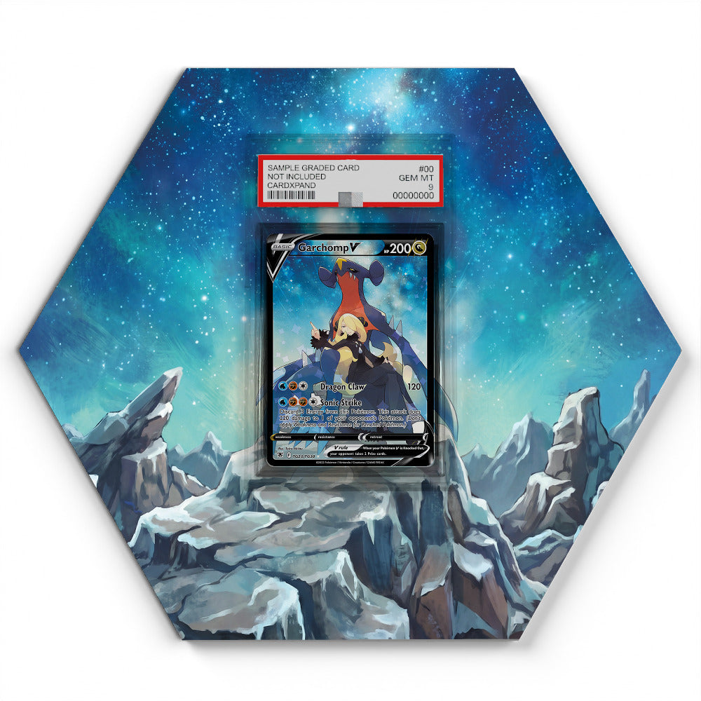 TG23/TG30 Garchomp V - Extended Artwork Pokemon Card Display