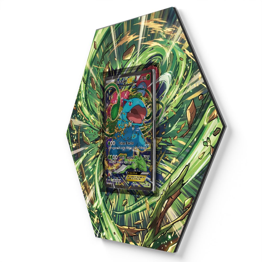 XY123 Venusaur ex - Extended Artwork Pokemon Card Display