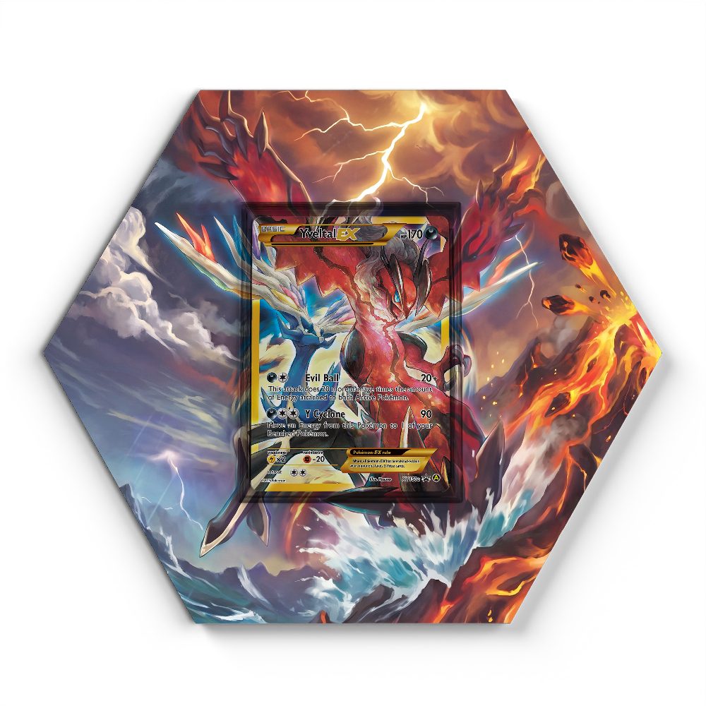 XY150A Yveltal - Extended Artwork Pokemon Card Display