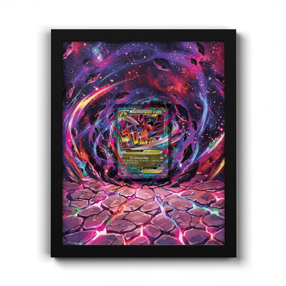 XY168 M Garchomp EX - Extended Artwork Pokemon Card Frame